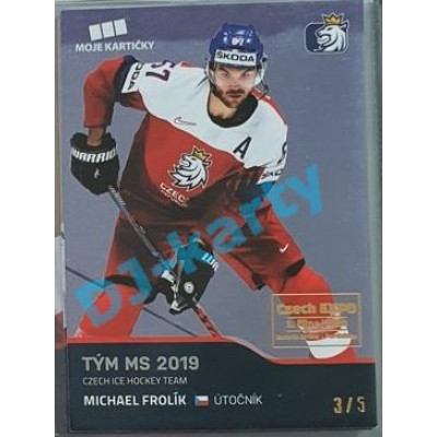 2020 MK reprezentace Michal Frolík #64 3/5 Blue Czech Expo