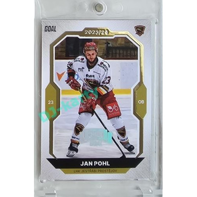 2023/24 Goal cards Chance Liga 2. série #250 Jan Pohl Expo Silver 1of7