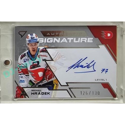 2023/24 Sportzoo ELH 2. serie #SL1-HR Michal Hrádek Authentic Signature Level 1 xx/130