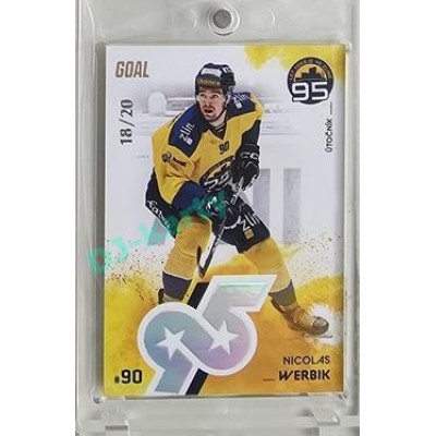 2024 Goal Cards 95. VÝROČÍ ZLÍNSKÉHO HOKEJE #ZL27 Nicolas Werbik Parallel xx/20