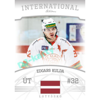 2022/23 Goal Cards Chance Liga 2. série #06 Edgars Kulda International Team