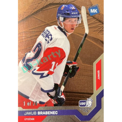 2021/22 MK reprezentace #070 Jakub Brabenec U20 Bronze 1 of 70
