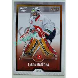 2022/23 Goal Cards Chance Liga Update #470 Lukáš Matěcha Gold xx/23