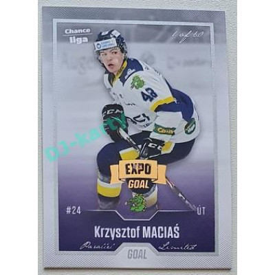 2022/23 Goal Cards Chance Liga Update #489 Krzysztof Macias Expo Silver 1 of 3