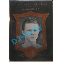 2020 OFS Síň slávy českého hokeje Miloslav Pokorný #SSCH-085 07/25 Black Cut