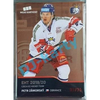 2020 MK reprezentace Petr Zámorský EHT #41 05/25 Red