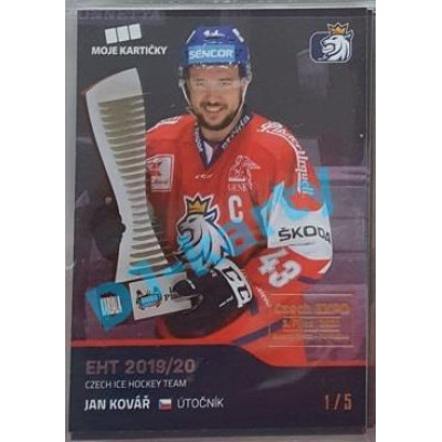 2020 MK reprezentace Jan Kovář #16 1/5 Blue Czech Expo