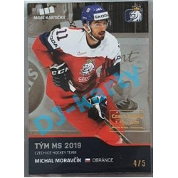 2020 MK reprezentace Michal Moravčík #52 4/5 Silver Czech Expo