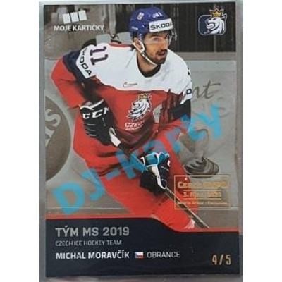 2020 MK reprezentace Michal Moravčík #52 4/5 Silver Czech Expo