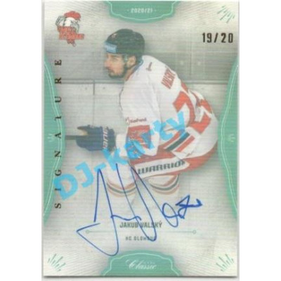 2021/22 OFS The Final Series Jakub Valský #331 19/20 Bonus Signature Rainbow