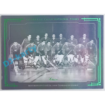2021/22 OFS The Final Series Mistrovství světa 1959 Československo #HCNT-20 01/20 History of Czech National Teams Emerald