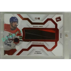 2021/22 MK reprezentace #GUM-15 Jan Ščotka Game Used Memorabilia RED 11/40