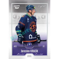 2022/23 Goal Cards Chance Liga 1. série #070 Jaroslav Kracík Silver 1 of 60