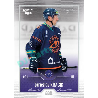 2022/23 Goal Cards Chance Liga 1. série #070 Jaroslav Kracík Silver 1 of 60