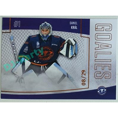 2022/23 Goal Cards Chance Liga 2. série #G-26 Daniel Král Goalies Parallel xx/29