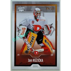2022/23 Goal Cards Chance Liga Update #471 Jan Růžička Gold xx/23