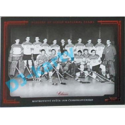 2020 OFS SSČH Mistrovství světa 1938 Československo #HCNT-13 06/30 History of Czech National Teams Red
