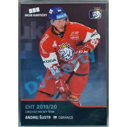 2020 MK reprezentace Andrej Šustr EHT #36 Blue Promo