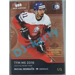 2020 MK reprezentace Michal Moravčík #52 1/5 Red Czech Expo