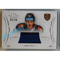 2021/22 OFS The Final Series Daniel Poizl #STI-POD 05/20 Game Used Stick Gold
