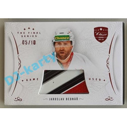 2021/22 OFS The Final Series Jaroslav Bednář #STI-BEJ 05/10 Game Used Stick Red