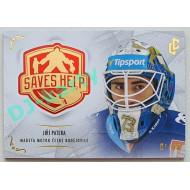 2021/22 Legendary Cards SAVES HELP MEMORABILIA SERIES #SH-029 Jiří Patera Red xx/50