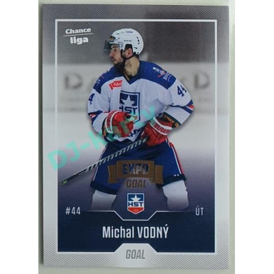 2022/23 Goal Cards Chance Liga 1. série #082 Michal Vodný Expo Pardubice