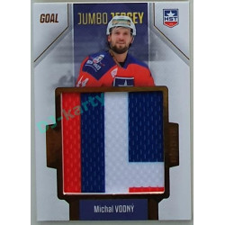 2022/23 Goal Cards Chance Liga 1. série #J-09 Michal Vodný JUMBO Jersey 02/77
