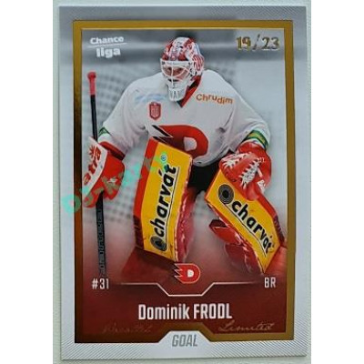 2022/23 Goal Cards Chance Liga Update #472 Dominik Frodl Gold xx/23
