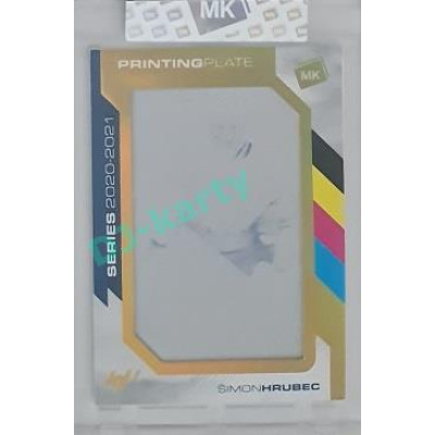 2023 MK The Gamers #PP-ŠH Šimon Hrubec 2021 Printing Plate 1/1 Black