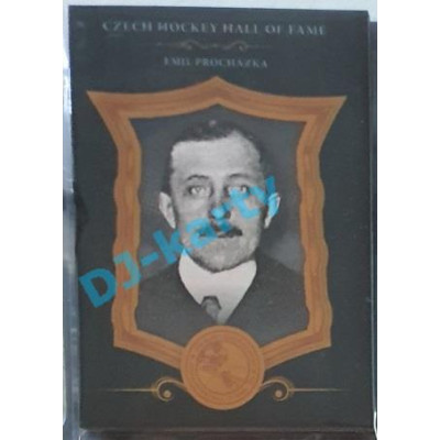 2020 OFS Síň slávy českého hokeje Emil Procházka #SSCH-087 08/25 Black Cut