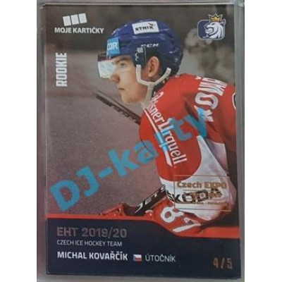 2020 MK reprezentace Michal Kovařčík #17 4/5 Silver Czech Expo
