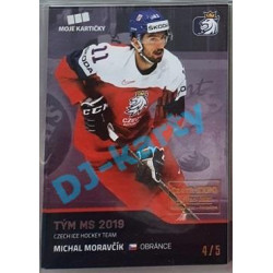 2020 MK reprezentace Michal Moravčík #52 4/5 Blue Czech Expo