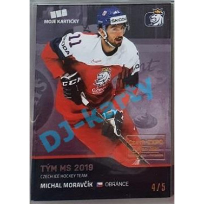 2020 MK reprezentace Michal Moravčík #52 4/5 Blue Czech Expo