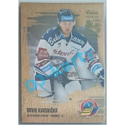 2019/20 OFS David Kvasnička #112 1/1 Gold Rainbow Expo Pard.