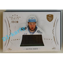 2021/22 OFS The Final Series Vojtěch Budík #STI-BUV 12/20 Game Used Stick Gold