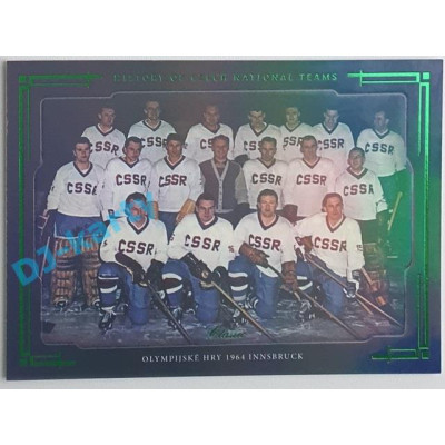 2021/22 OFS The Final Series Olympijské hry 1964 Innsbruck #HCNT-22 01/20 History of Czech National Teams Emerald