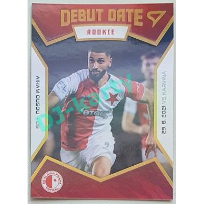 2021/22 Sportzoo Fortuna Liga 2. série #DR18 Aiham Ousou DEBUT DATE ROOKIE LIMITED xx/199