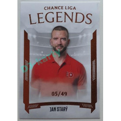 2022/23 Goal Cards Chance Liga 1. série #LL-15 Jan Starý Legends Parallel 05/49