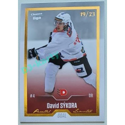 2022/23 Goal Cards Chance Liga Update #473 David Sýkora Gold xx/23
