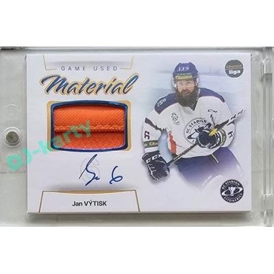 2023/24 Goal cards Chance Liga 1. série #GUM-11 Jan Výtisk Game Used Material Auto PROMO /2