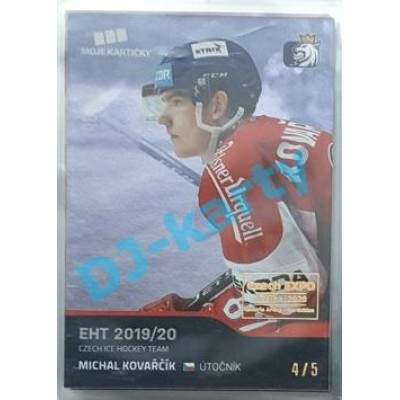 2020 MK reprezentace Michal Kovařčík #17 4/5 Blue Czech Expo