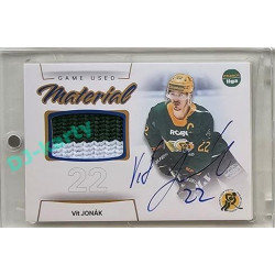 2023/24 Goal cards Chance Liga 1. série #GUM-04 Vít Jonák Game Used Material Auto PROMO /2