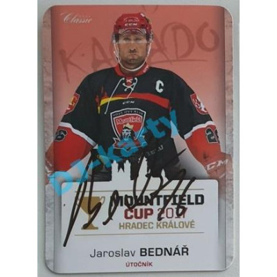 2017 OFS Mountfield Cup Jaroslav Bednář #19 2/10 Autograph Die Cut