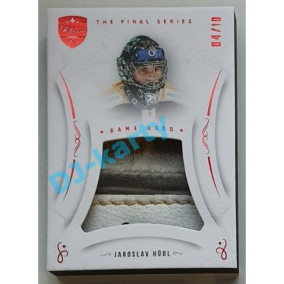 2021/22 OFS The Final Series Jaroslav Hübl #MEM-JU 04/10 Game Used Red