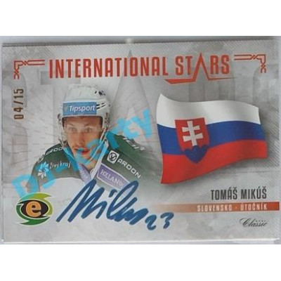 2020/21 OFS 1. série Tomáš Mikúš #IS-TMI 04/15 International Stars Signature