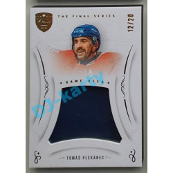 2021/22 OFS The Final Series Tomáš Plekanec #MEM-TE 12/20 Game Used Gold