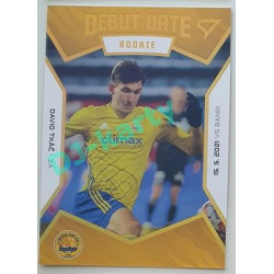 2021/22 Sportzoo Fortuna Liga 2. série #DR11 David Tkáč DEBUT DATE ROOKIE LIMITED xx/199