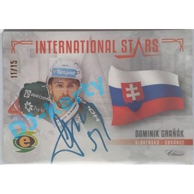 2020/21 OFS 1. série Dominik Graňák #IS-DGR 11/15 International Stars Signature