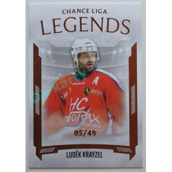 2022/23 Goal Cards Chance Liga 1. série #LL-16 Luděk Krayzel Legends Parallel 05/49